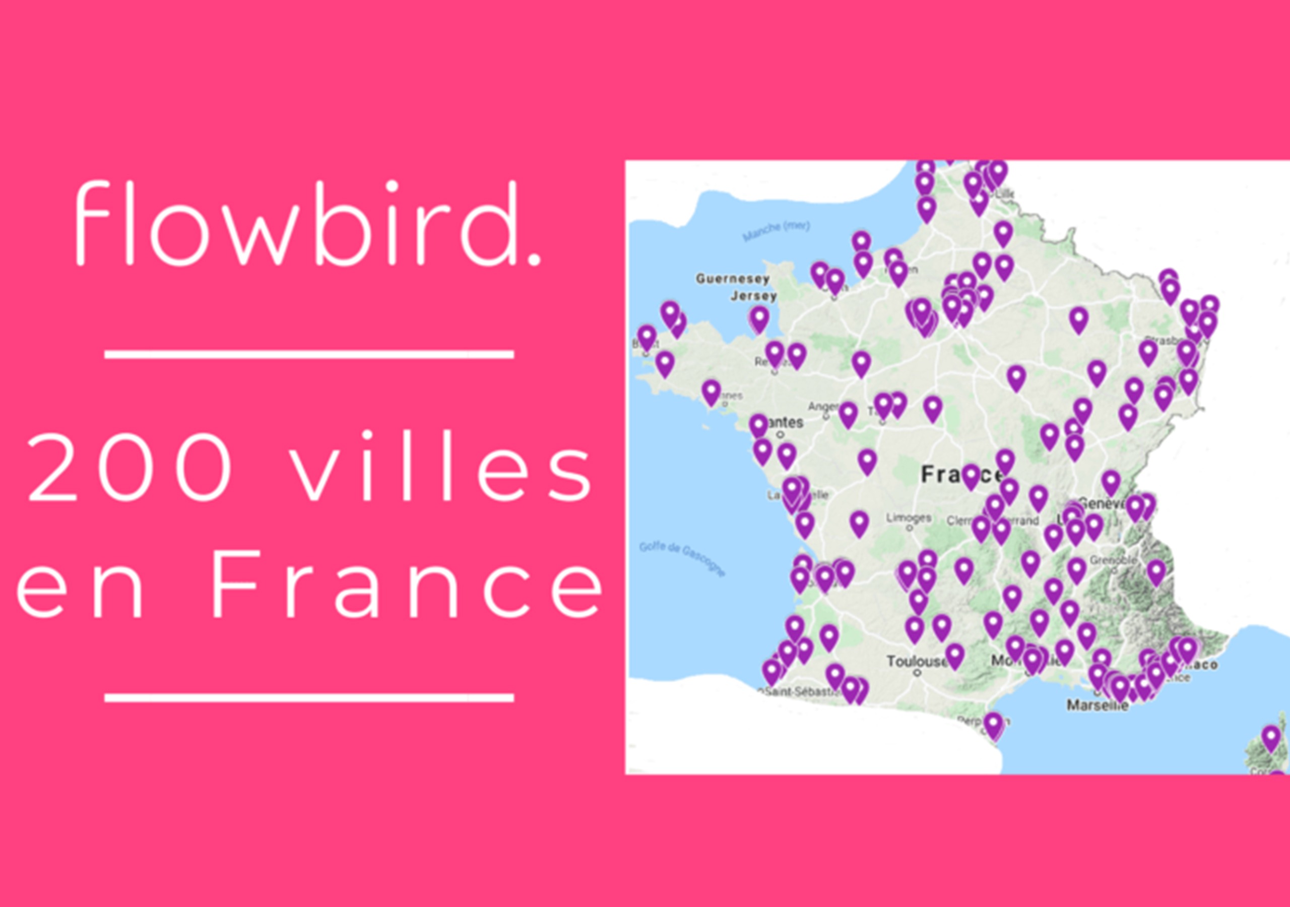 200 villes flowbird en France